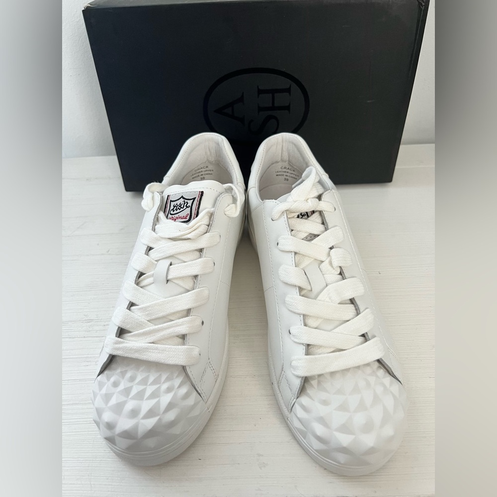 ASH white leather sneakers